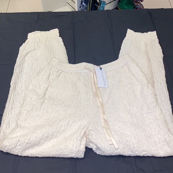 Current Air Textured Joggers In Ivory - NWT - Picture 2 of 6
